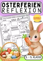 Vorschau - Arbeitsblätter - 🐰 Steckbrief Osterferien – Kreativer Ferienrückblick | Arbeitsblatt Grundschule (3.-6.Klasse) - Deckblatt