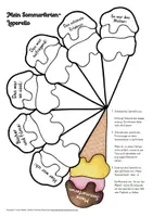 Aperçu - Feuilles d'exercices - Allemand Deutsch Leporello vacances d’été – activité créative Schreiben Sommerferien - Page 3