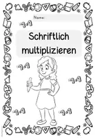Vorschau - Arbeitsblätter - Schriftliche Multiplikation Grundschule | Mathe Klasse 4 - Seite 2