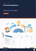 Vorschau - Arbeitsblätter - Entscheidungsbäume - Maschinelles Lernen Unplugged - Deckblatt