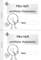 Vorschau - Arbeitsblätter - Schriftliche Multiplikation | Mathe | Klasse 4 | Miniheft | schriftlich multplizieren - Seite 1