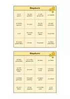 Vorschau - Spiele - Bingo Spiel: Zeitformen bilden (Tempusformen) - Seite 2