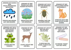 Vorschau - Spiele - Lesekette Frühling / Bewegungsspiel für Klasse 2 & 3 - Seite 3
