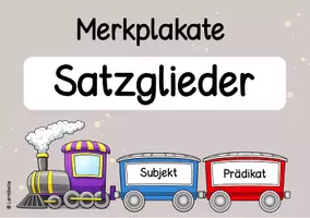 Vorschau - Poster - Satzglieder Merkplakate / Tafelmaterial Klasse 3, 4, 5 - Seite 2