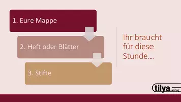 Vorschau - Präsentationen/Tafelbilder - Vorlagen für die Organisation einer Unterrichtsstunde SEK I/II - Seite 2