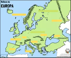Vista previa - Hojas de trabajo - EUROPA Geografía física - página 3
