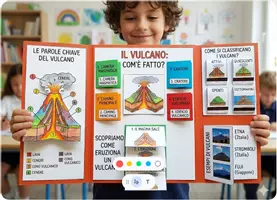 anteprima - Flashcard - lapbook Vulcano _ LSF - Pagina di copertina