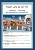 Vorschau - Stundenentwürfe - Mission Mars: Wer darf mit? Teambuilding und Reflexion der Klassengemeinschaft - Deckblatt