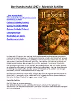 Vorschau - Arbeitsblätter - Der Handschuh (1797) - Friedrich Schiller AB (mit Musikvideo) - Seite 1