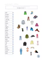 Vorschau - Arbeitsblätter - Arbeitsblätter Englisch clothes - Seite 3