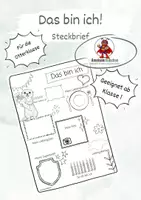 Vorschau - Arbeitsblätter - Das bin ich! - Steckbrief Otterklasse - Deckblatt