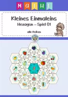 Vorschau - Fördermaterial/Inklusion - Hexagon - Spiel 01 - Kleines Einmaleins alle Reihen - Deckblatt