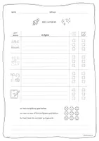 Vorschau - Arbeitsblätter - Arbeitsplan für die Lernzeit - Lernplan - Wochenplan - Seite 1