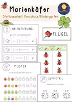Vorschau - Arbeitsblätter - Marienkäfer Vorschule / Kindergarten - Deckblatt