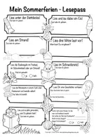 anteprima - Esercizi - vacanze estive – motivazione alla lettura e apprendimento del tedesco I Deutsch Sommerferien Lesepass - Pagina 2