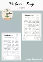 Vorschau - Spiele - Bingo - Osterferien - Deckblatt