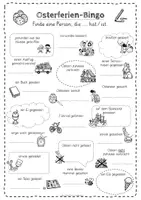 Vorschau - Arbeitsblätter - Osterferien Bingo - Alternative zum Erzählkreis - Seite 2