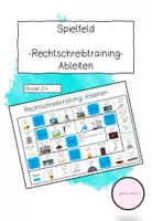 Vorschau - Spiele - Spiel: "Rechtschreibstragien"/ Ableiten #summer - Deckblatt