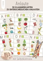 Vorschau - Arbeitsblätter - Anlaute Klasse 1 | Klammerkarten für die Freiarbeit | Anlaute hören, Anlaute zuordnen | Vorschule, Kindergarten, phonologische Bewusstheit - Deckblatt