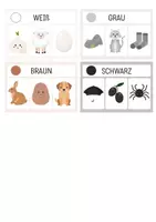 Vorschau - Poster - Bildkarten Farben lernen | Wort-Bild-Karten | Kita, Vorschule & DaZ | Wortschatzerweiterung | Farberkennung | Poster & Tafelmaterial - Seite 2
