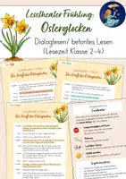 Vorschau - Merkblätter - Bundle: Lesetheater im Frühling - 5 Rollenspiele zum Dialoglesen - Seite 1