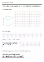 anteprima - Esercizi - terza media geometria Sostegno Cubo Prisma Piramide Geometria modelli problemi - Pagina di copertina