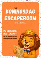Voorbeeld - Koningsdag escaperoom: De vermiste routekaart 🦁🔎 - Voorblad