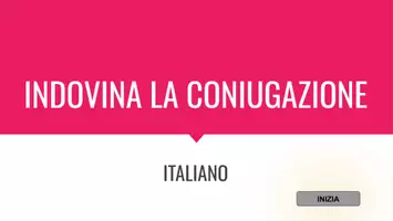 anteprima - Esercizi - Gioco interattivo: Indovina la coniugazione - Pagina di copertina