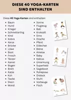 Vorschau - Bildkarten - Yoga Karten für Kinder Kita & Vorschule | Kinderyoga | Achtsamkeitsübungen & Entspannungsübungen - Seite 3