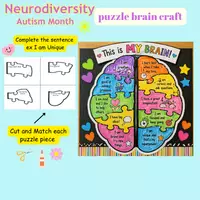 Aperçu - Jeux - Neurodiversity Craft autism Activity activité de bricolage sur l’autisme Bastelaktivität zum Thema Autismus - Page de couverture