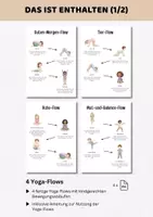 Vorschau - Bildkarten - Yogaübungen für Kinder in Kita & Vorschule | Kinderyoga | Achtsamkeitsübungen & Entspannungsübungen - Seite 1