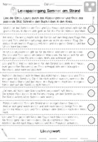 Vorschau - Arbeitsblätter - Lesespaziergang_Sommer am Strand - Seite 3