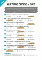 Vorschau - Arbeitsblätter - Olympische Spiele der Antike ⎮ Multiple Choice Quiz - Arbeitsblatt für Klasse 8-10 - Seite 2