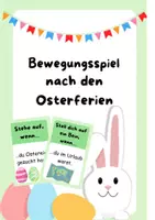 Vorschau - Spiele - Bewegungsspiel / Reflexionsrunde zu den Osterferien - Deckblatt