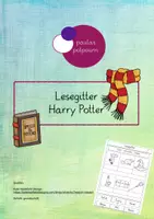 Vorschau - Arbeitsblätter - Lesegitter Harry Potter - Deckblatt