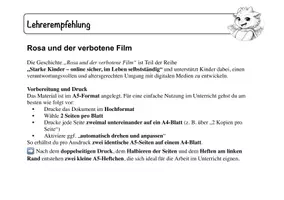 Vorschau - Arbeitsblätter - Mediengefahren Grundschule: Geschichte mit Aufgaben, Differenzierung & Quiz - Seite 2