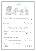 Vorschau - Arbeitsblätter - Arbeitsheft Zirkusprojekt Bilderbuch Clown - Seite 3