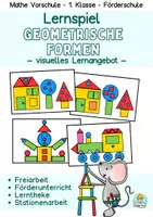 Vorschau - Stundenentwürfe - Geometrische Formen – Mathe Klasse 1 | Vorschule & Förderschule - Seite 1
