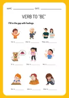 Vorschau - Arbeitsblätter - To be- Grammar Worksheet - Seite 1