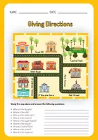 Vorschau - Arbeitsblätter - Giving Directions- Grammar Worksheet - Seite 2