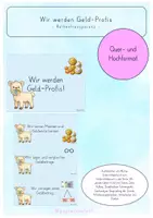 Vorschau - Arbeitsblätter - Materialpaket - Unterrichtseinheit "Wir werden Geld-Profis" - Seite 1