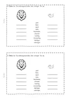Vorschau - Arbeitsblätter - Der Löwe und die Maus - Deckblatt