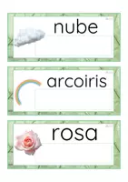Vista previa - Tarjetas / Manipulativos - Lecto-escritura minúscula imprenta (primavera) - página 3