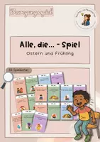 Vorschau - Stundenentwürfe - Bewegungsspiel: Alle, die... Frühling und Ostern - Deckblatt