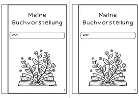 Vorschau - Arbeitsblätter - Meine Buchvorstellung - begleitendes Heftchen - Seite 1