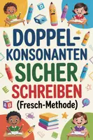 Vorschau - Arbeitsblätter - Doppelkonsonanten sicher schreiben (FRESCH-Methode) - Klasse 3-5, Arbeitsblätter - Deckblatt