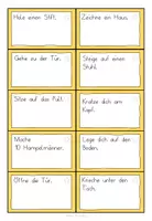 Vorschau - Aufgabenkarten - Lesen, Verstehen, Ausführen - Bewegung ins Lesen bringen - Seite 2