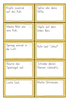 Vorschau - Aufgabenkarten - Lesen, Verstehen, Ausführen - Bewegung ins Lesen bringen - Seite 3