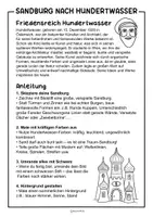 Vorschau - Arbeitsblätter - Magische Sandburg nach Hundertwasser - Kunstprojekt für den Sommer - Seite 1
