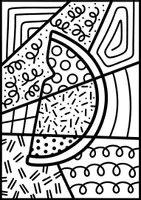 Vorschau - Arbeitsblätter - Buntes Obst Pop Art zum Weiter- und Ausmalen - Kunst im Sommer - Seite 2